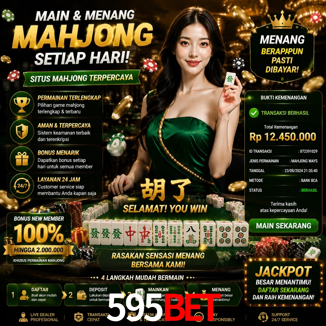 Ganhar e sacar na 595bet